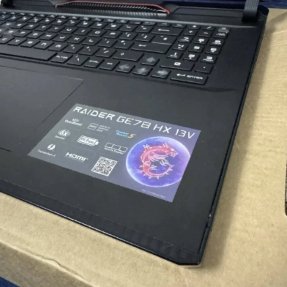 MSI Raider GE78 HX Gaming Laptop 13V, I9 13980HX, RTX 4090, 2TB SSD, 16gb RAM